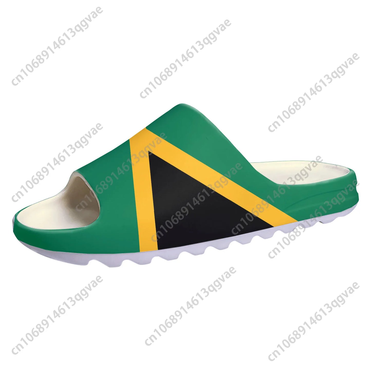 Jamaican Flag Soft Sole Sllipers Home Clogs Step on Water Shoes Mens Womens Teenager Beach Jamaica Customize on Shit Sandals