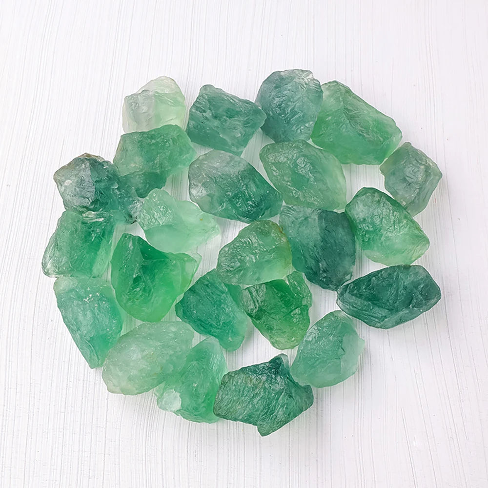 Natural Quartz Crystal Stones Green Fluorite Ore Fluorite Irregular Shape Real Mineral Rock Reiki Healing Specimen Home Decor