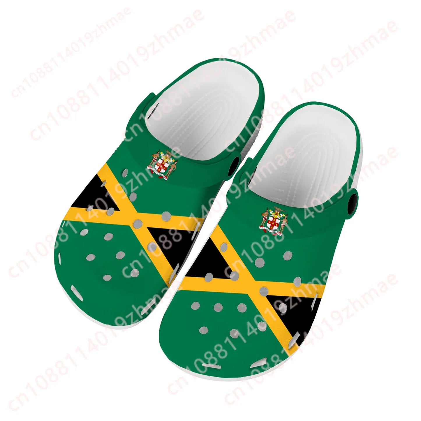 Jamaican Flag Home Clogs Custom Water Shoes Mens Womens Teenager Jamaica Shoe Garden Clog Breathable Beach Hole Slippers