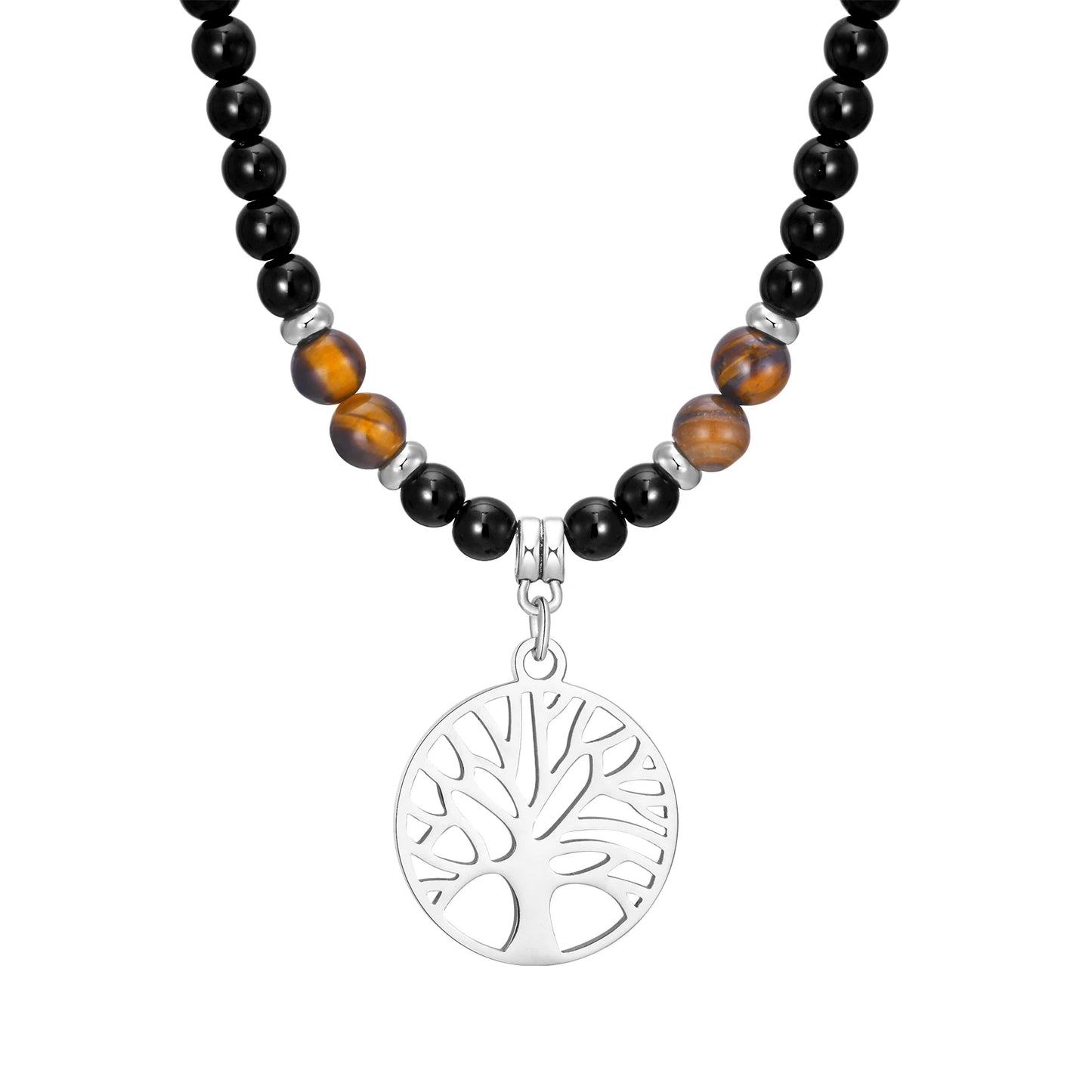 TIBETAN BUDDHIST PHURBA KILAYA THE MAGIC DAGGER WITHTIGER’S EYE LAVA STONE NECKLACE FOR MEN JEWELRY