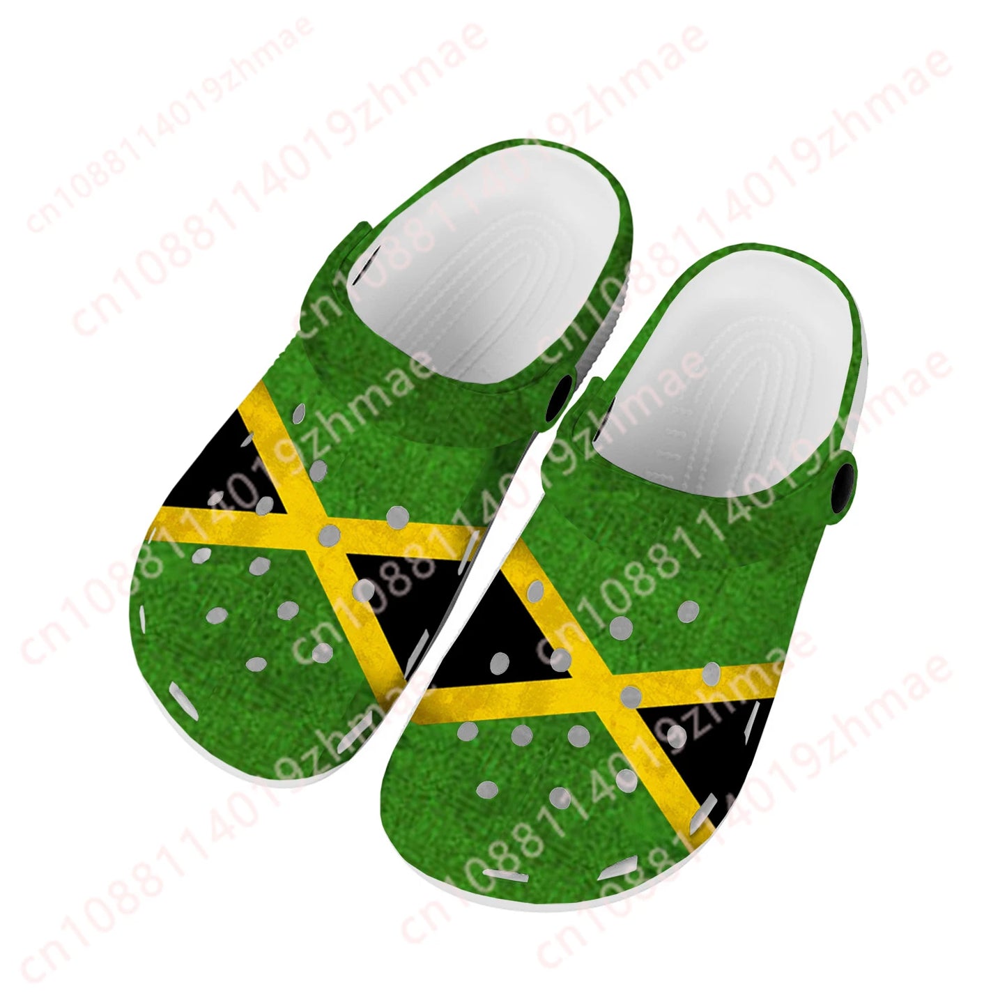 Jamaican Flag Home Clogs Custom Water Shoes Mens Womens Teenager Jamaica Shoe Garden Clog Breathable Beach Hole Slippers