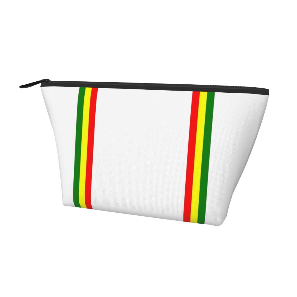 Rasta Reggae Lion Sunglass Makeup Bag Travel Cosmetic Organizer Jamaican Jamaica Pride Rastafarian Lover Storage Toiletry Bags